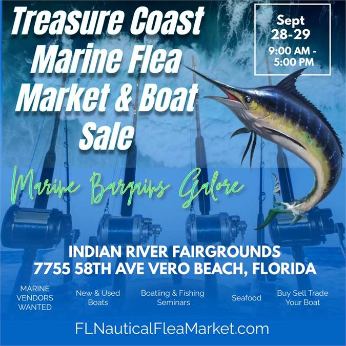 Sell Your Boat & Fishing Gear at the Largest Marine Flea Market & Seafood Festival!