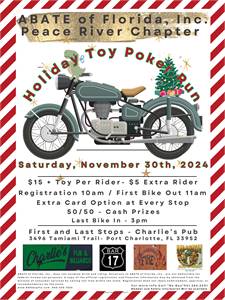 ABATE of  Florida Peace River Chapter Holiday Toy Poker Run