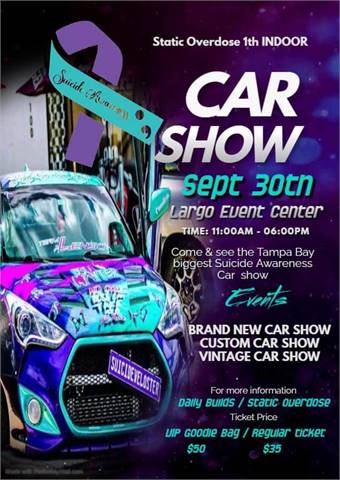 3rd Annual Suicide awareness Car Show 