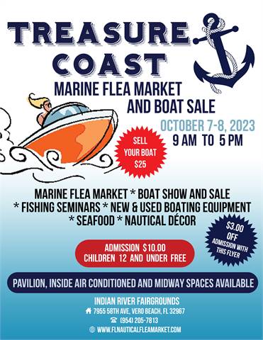 Treasure Coast Marine Flea Market and Boat Sale! 🤩