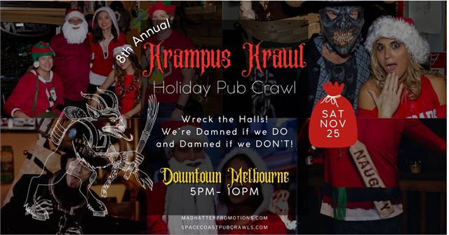 8th Annual KRAMPUS Krawl - Holiday Pub Crawl Downtown Melbourne