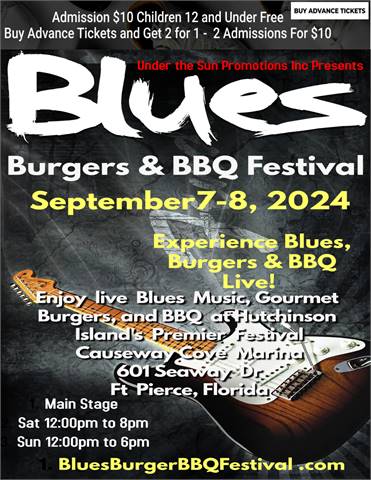 Blues Burgers and BBQ Festival September 7-8, 2024: A Culinary and Musical Extravagan