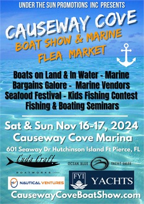 Set Sail for Adventure at the 5th Annual 2024 Causeway Cove Boat Show & Sale, Marine 