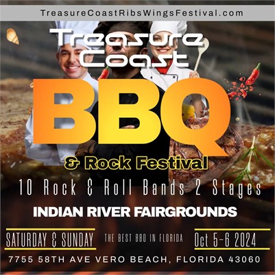 Calling All Rock Bands! Submit to Play the 2024 Treasure Coast Ribs, Wings, and Rock 