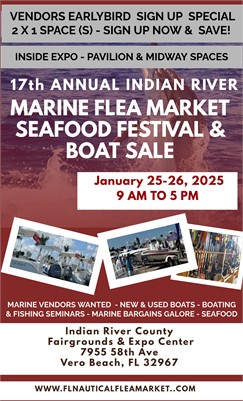 Vendor Space Available: 17th Annual Treasure Coast Marine Flea Market & Seafood Festi