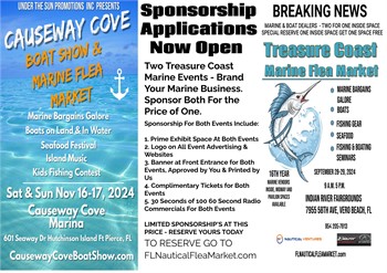 Sponsorship Applications Now Open for Treasure Coast Marine Events!