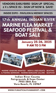 Vendor Space Available: 17th Annual Treasure Coast Marine Flea Market & Seafood Festi