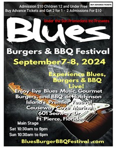 Blues Burgers and BBQ Festival Set to Rock Hutchinson Island September 7-8, 2024